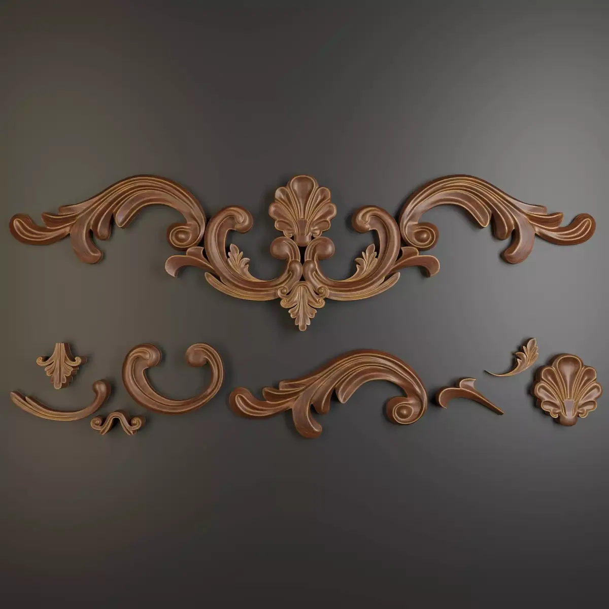 ornament Low-poly 3D model purchase
