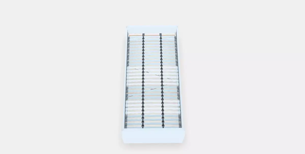 ASKVOLL Bed frame 1 Low-poly 3D model