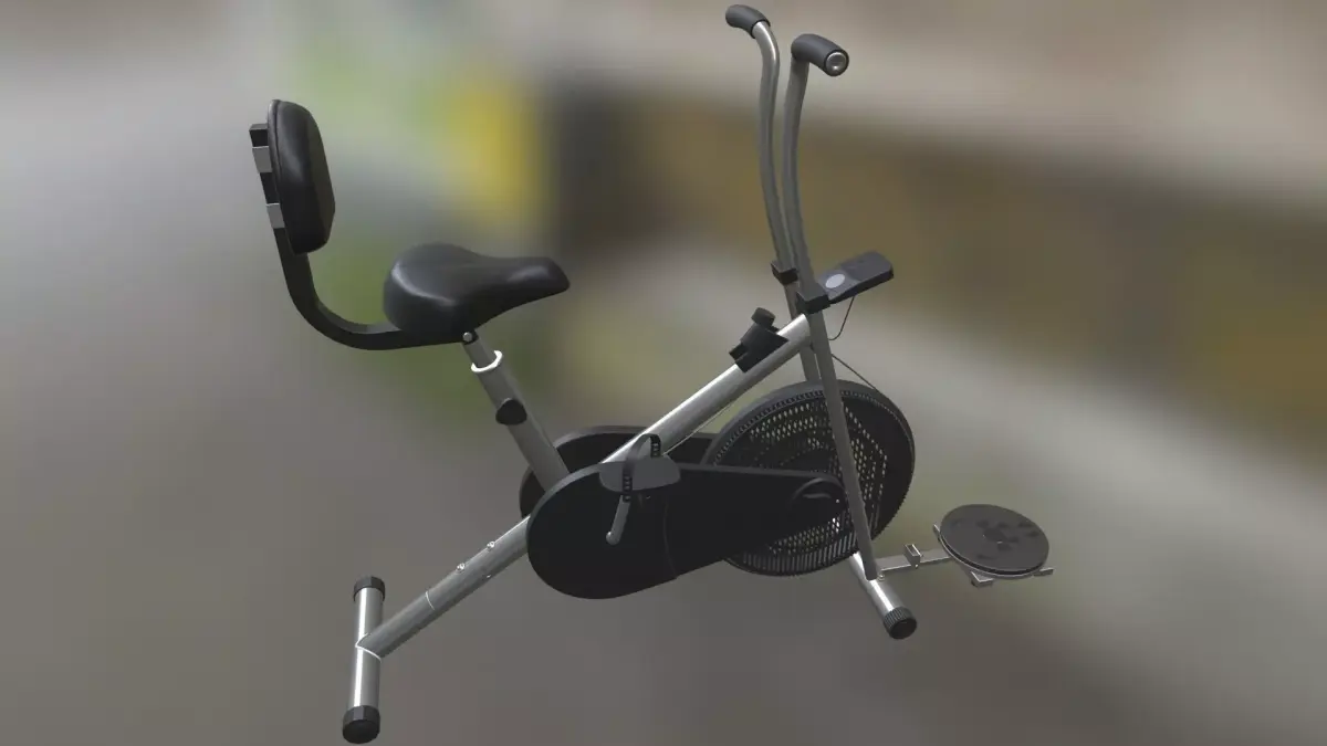 Gym Cycle Air Bike 3D model