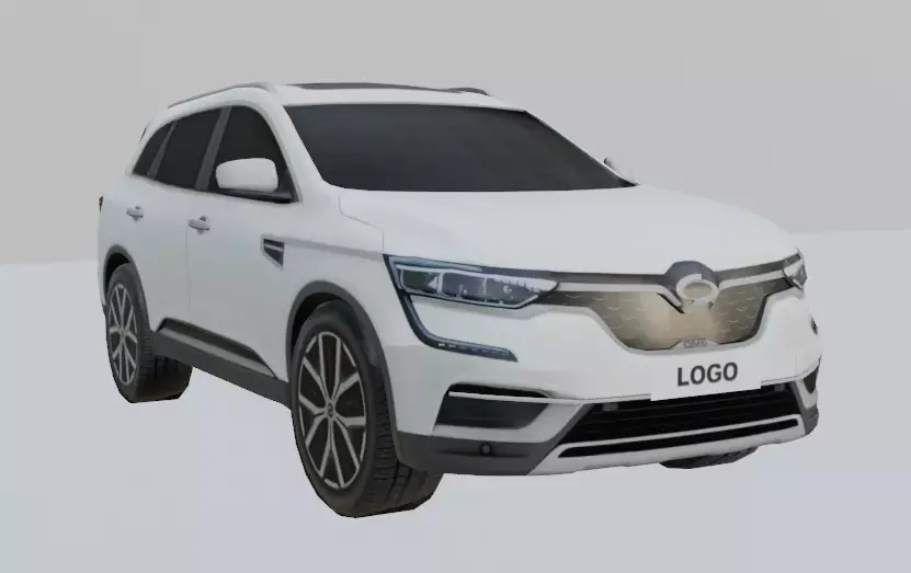 RENAULTKOREA QM6 LOWPOLY Low-poly 3D model