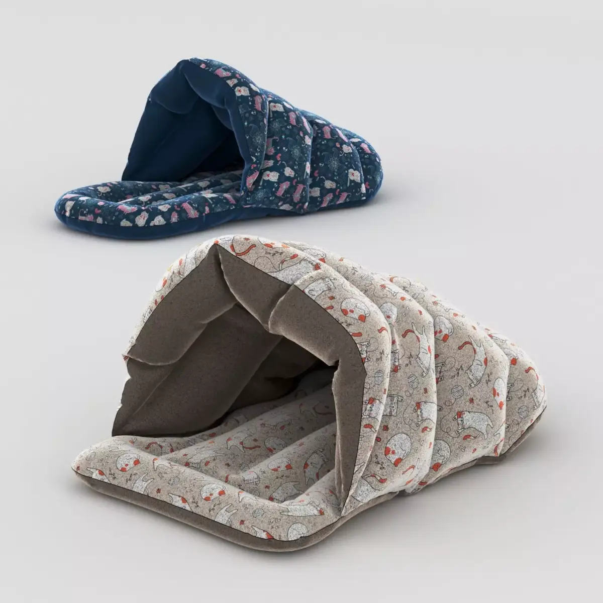 A bed-slipper for cats and dogs 3D model