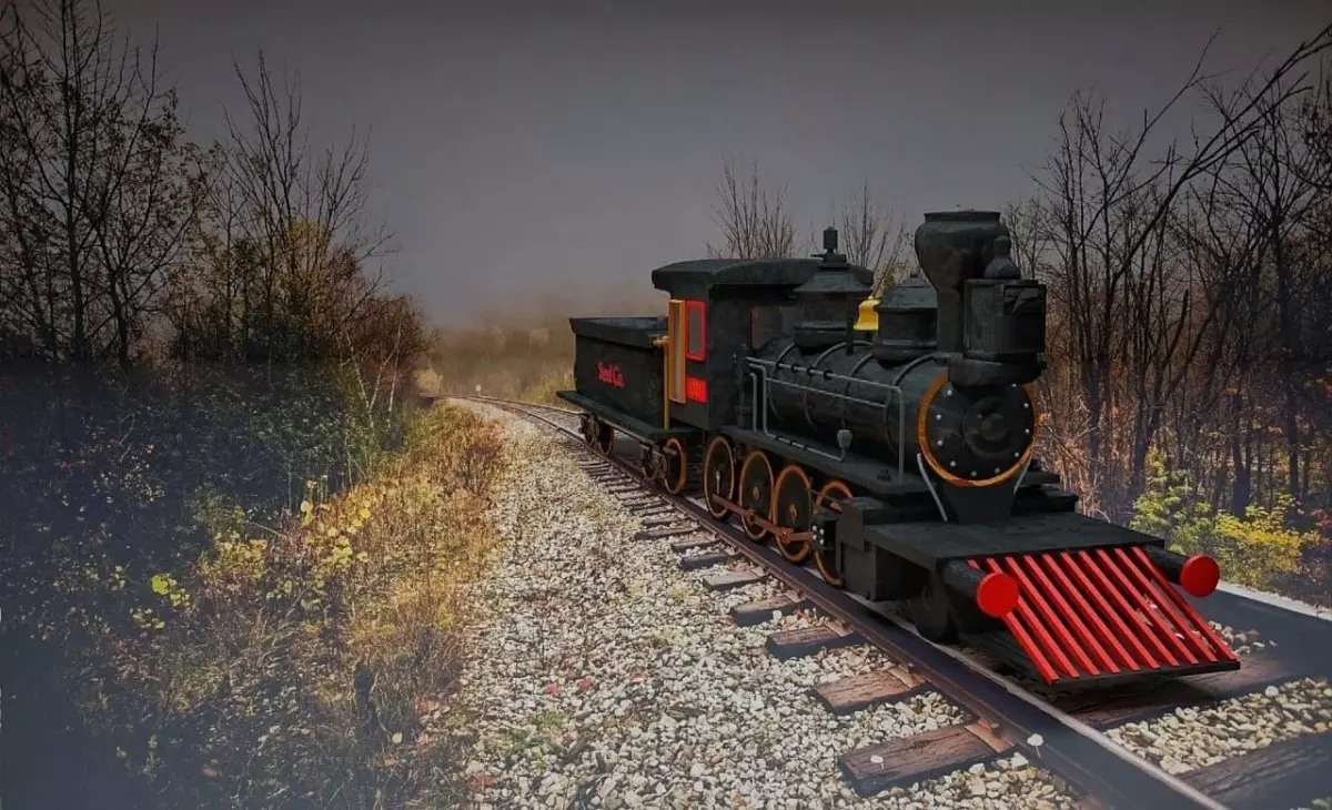 Steam engine  3D model by anonymous014