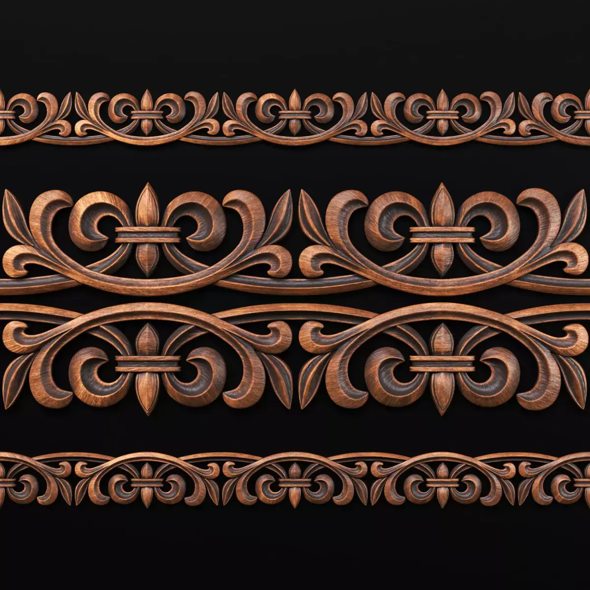 OZ-Trim Ornament 01 3D model