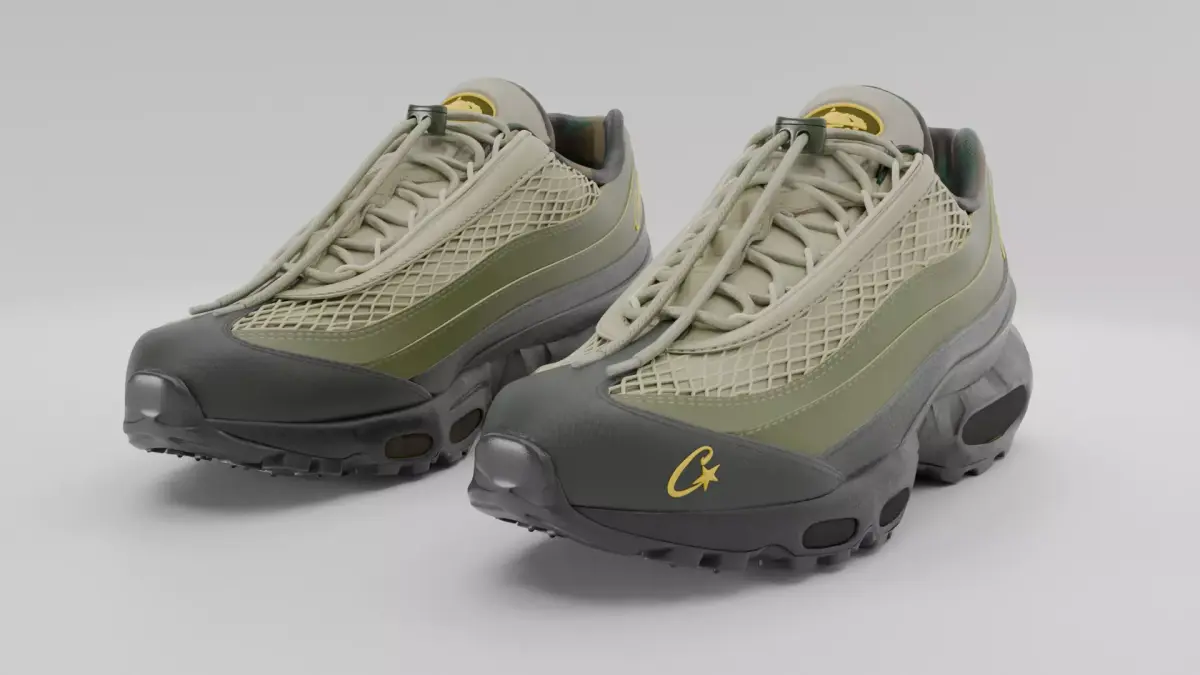 Corteiz x Nike Air Max 95 Sequoia 3D model
