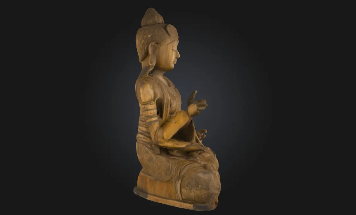 Serene Reflection Peaceful Character Model 3D model