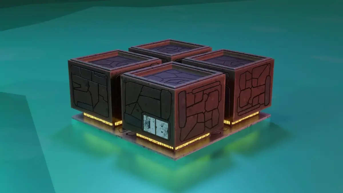 Modular Stylized Cyberpunk Building 6 Free low-poly 3D model