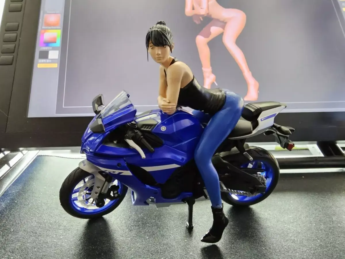 motorcycle gir1 3D print model