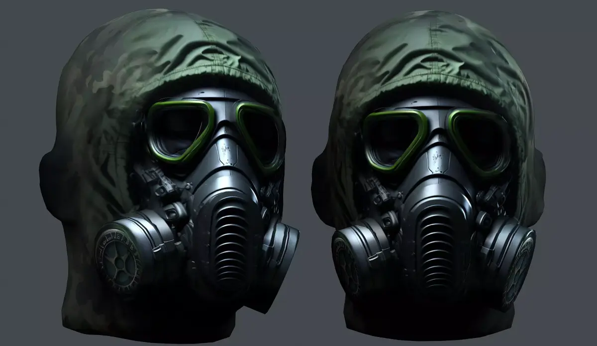 Helmet 3d model military combat Military Low-poly  Low-poly 3D model 13