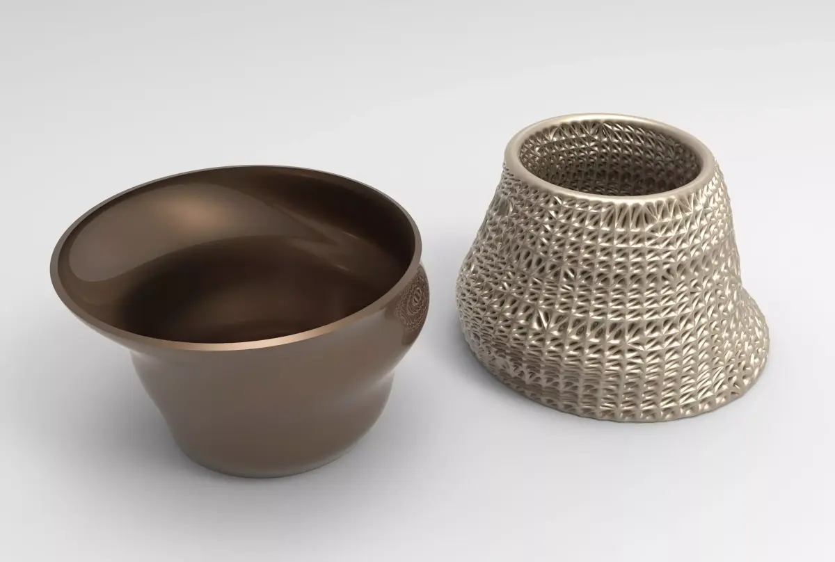 Vase Voronoi 49 3D print model
