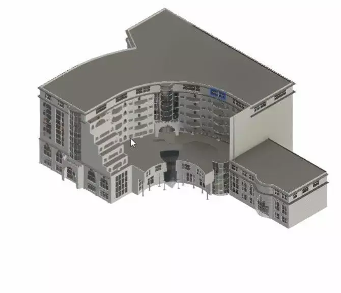Hotel compelete revit projec 02 3D model