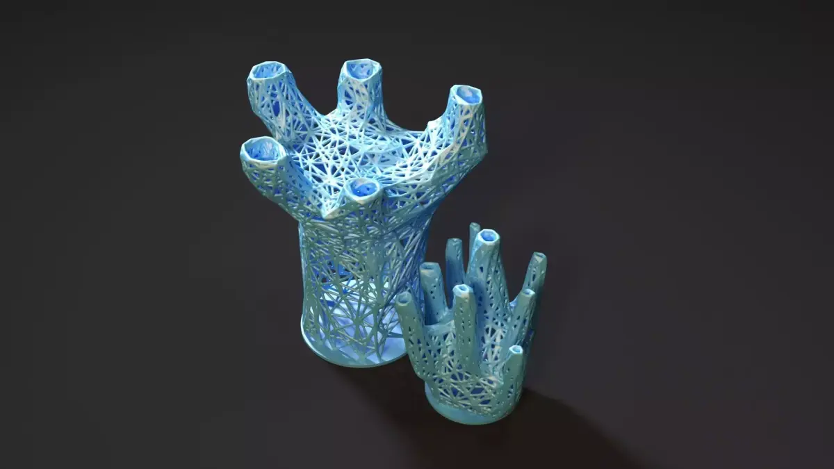 Unusual decorative vase 3D print model purchase