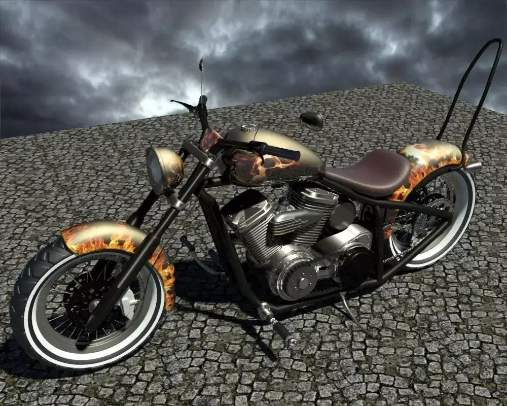 chopper motor 3D model