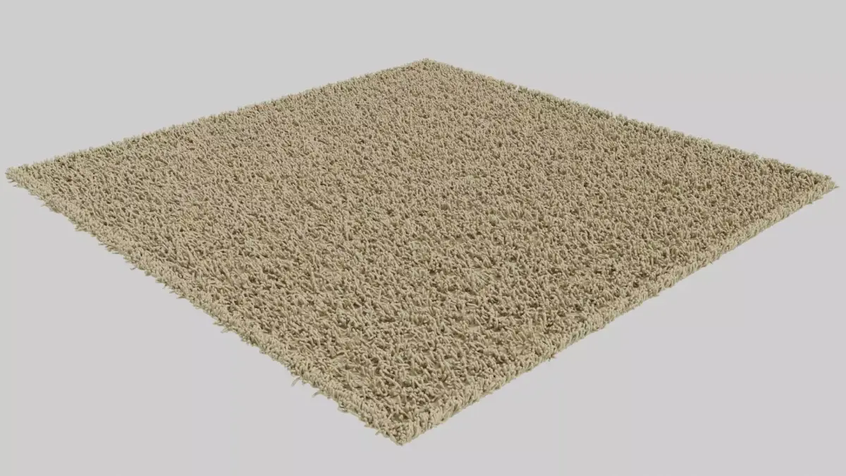Carpet Ikea Hampen Rug 3D model