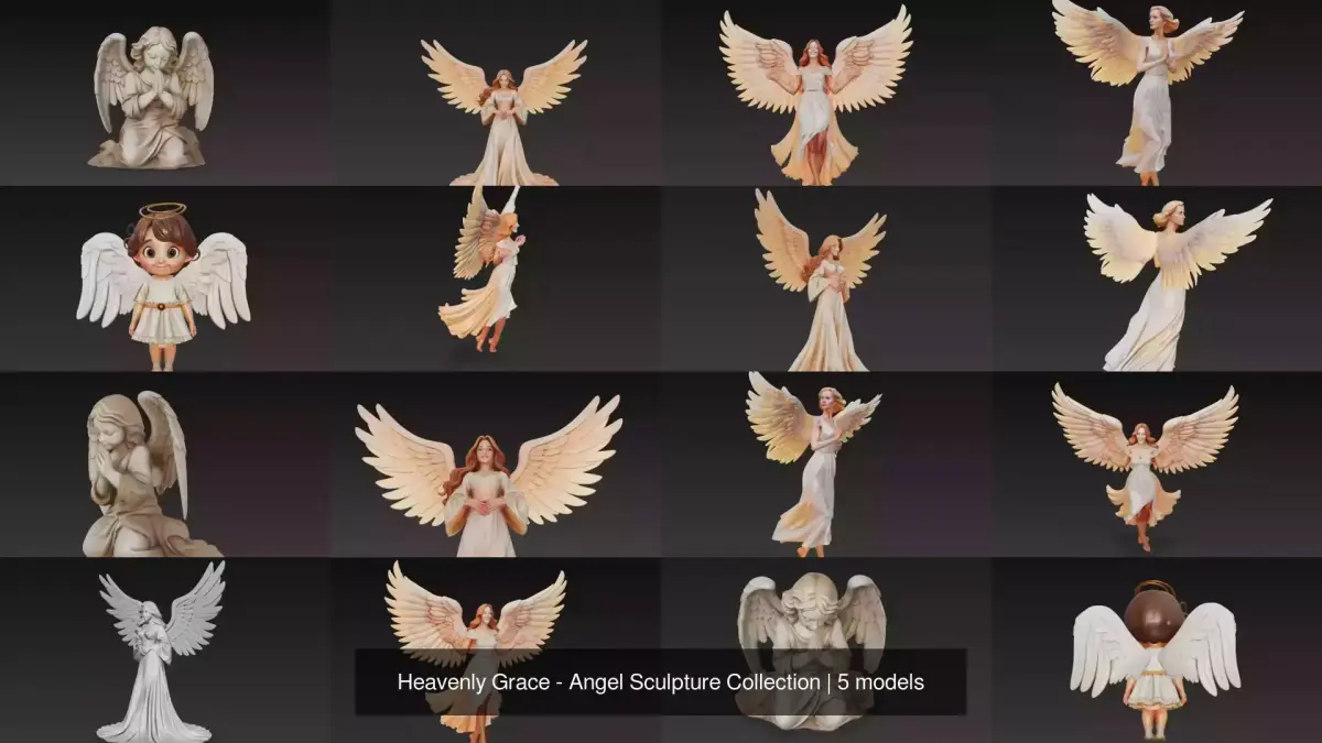 Heavenly Grace - Angel Sculpture Collection