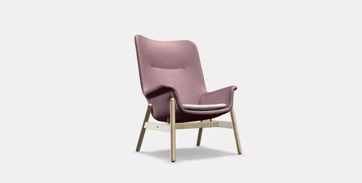 VEDBO High-back armchair 2 3D model