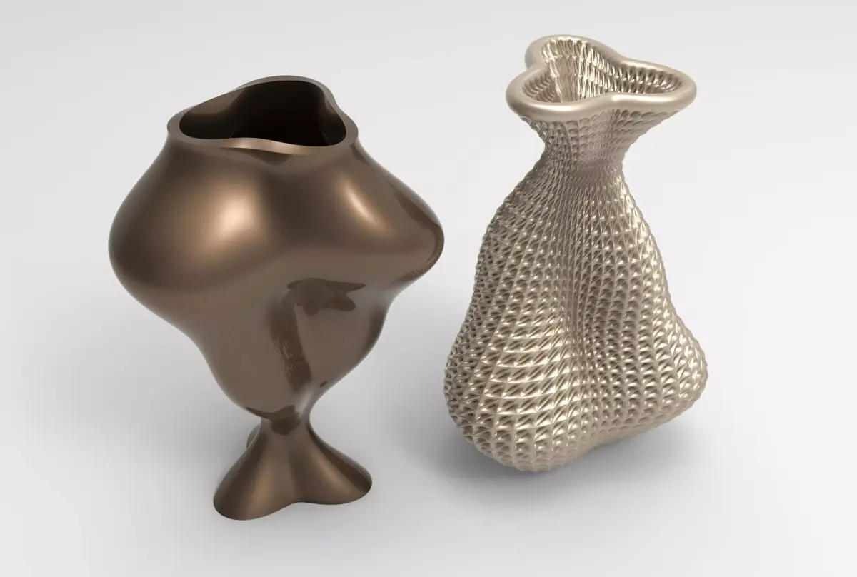 Vase Voronoi 46 3D print model