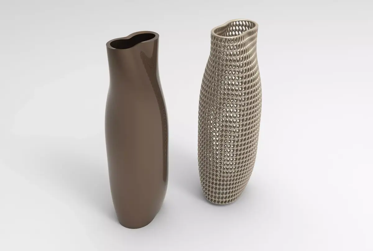 Vase Voronoi 54 3D print model