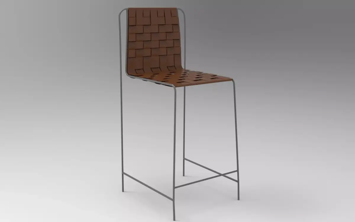 Strike Stool 3D model