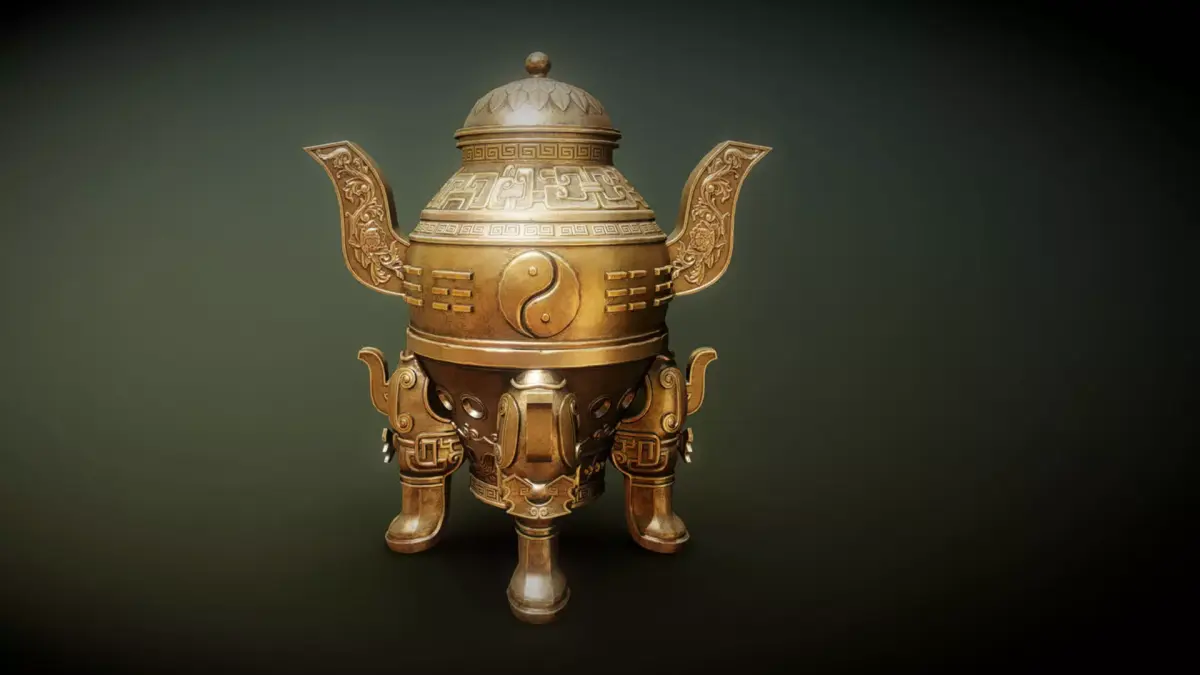 The Chinese Bronzes Low-poly 3D model