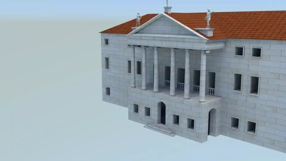 3 Palladian Palaces ARCHITECTURE 3D model