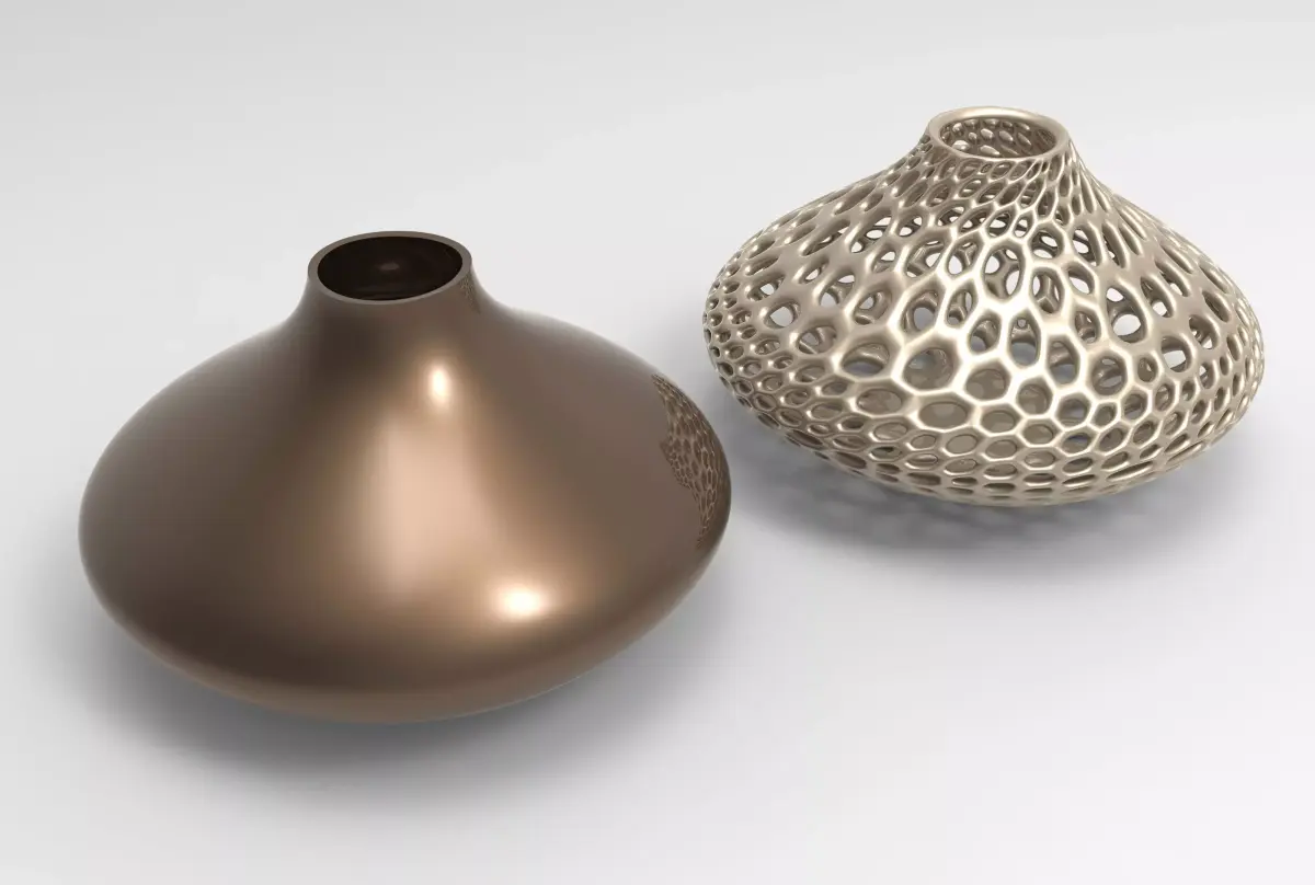 Vase Voronoi 57 3D print model
