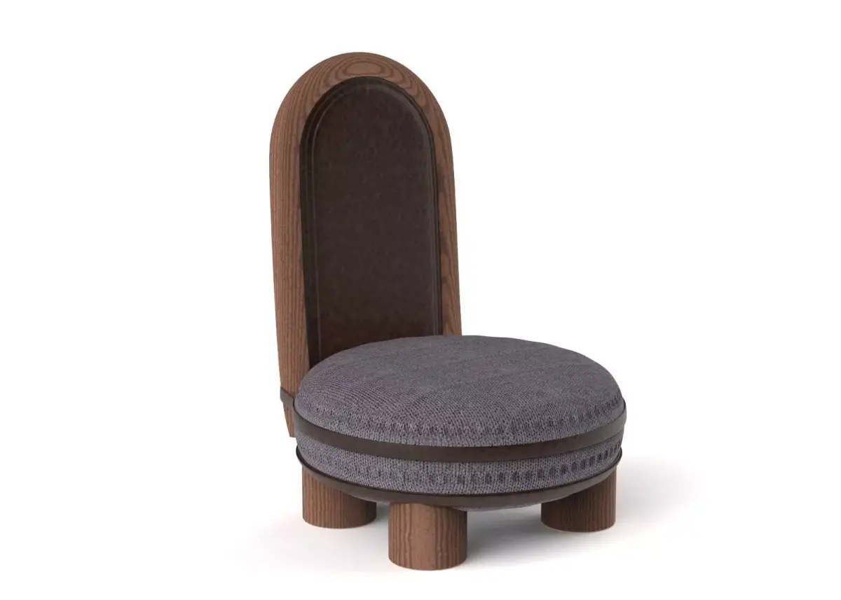 furniture Chair pouffe  3D model