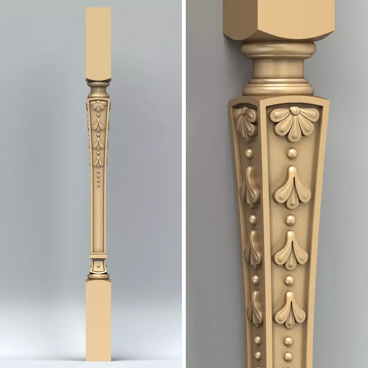 Baluster 011 3D model