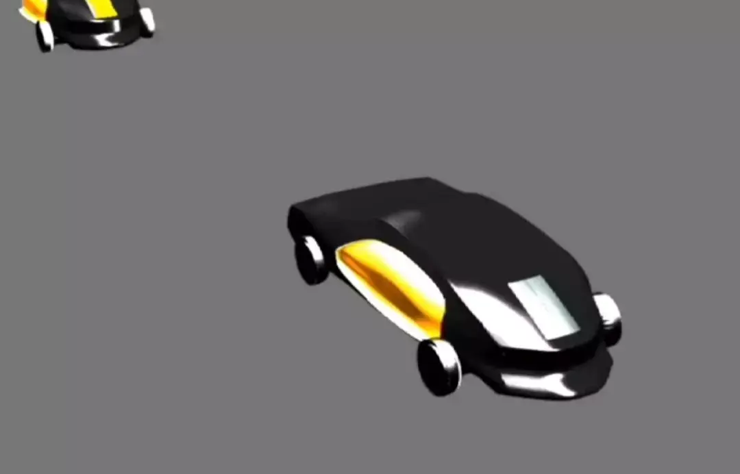 3d vfx composting car racing 3D model