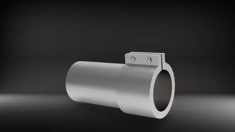 3D Tube Clamp Fitting for Industrial and Mechanical Use 3D print model