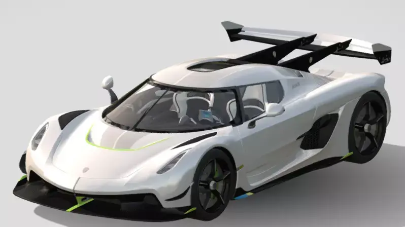 The fast Low-poly 3D model