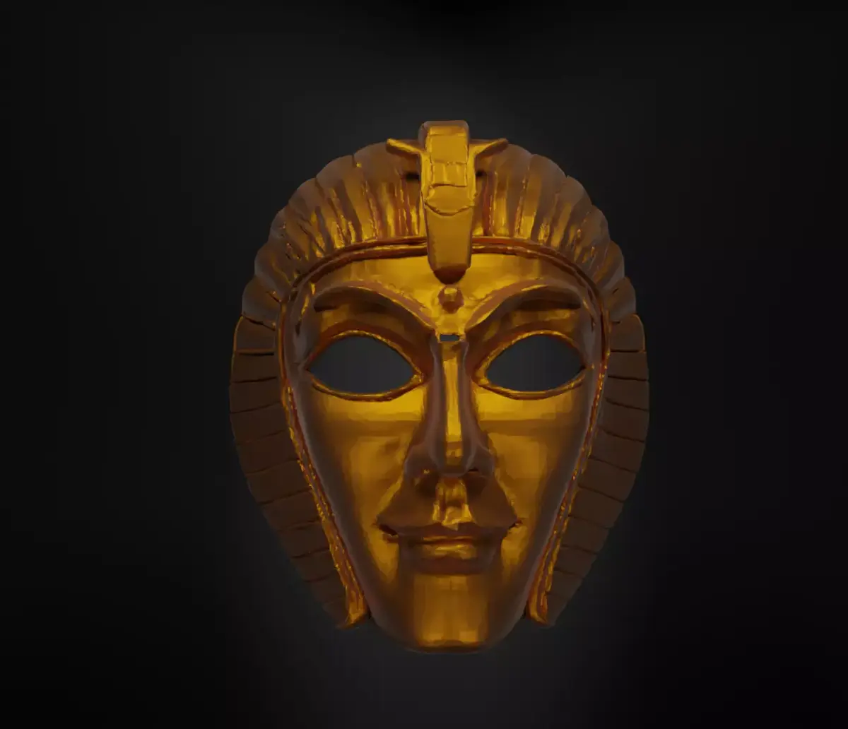 Eqyptian Pharaoh Face Mask - Egyptian Pyramids Mummy Mask 3D print model