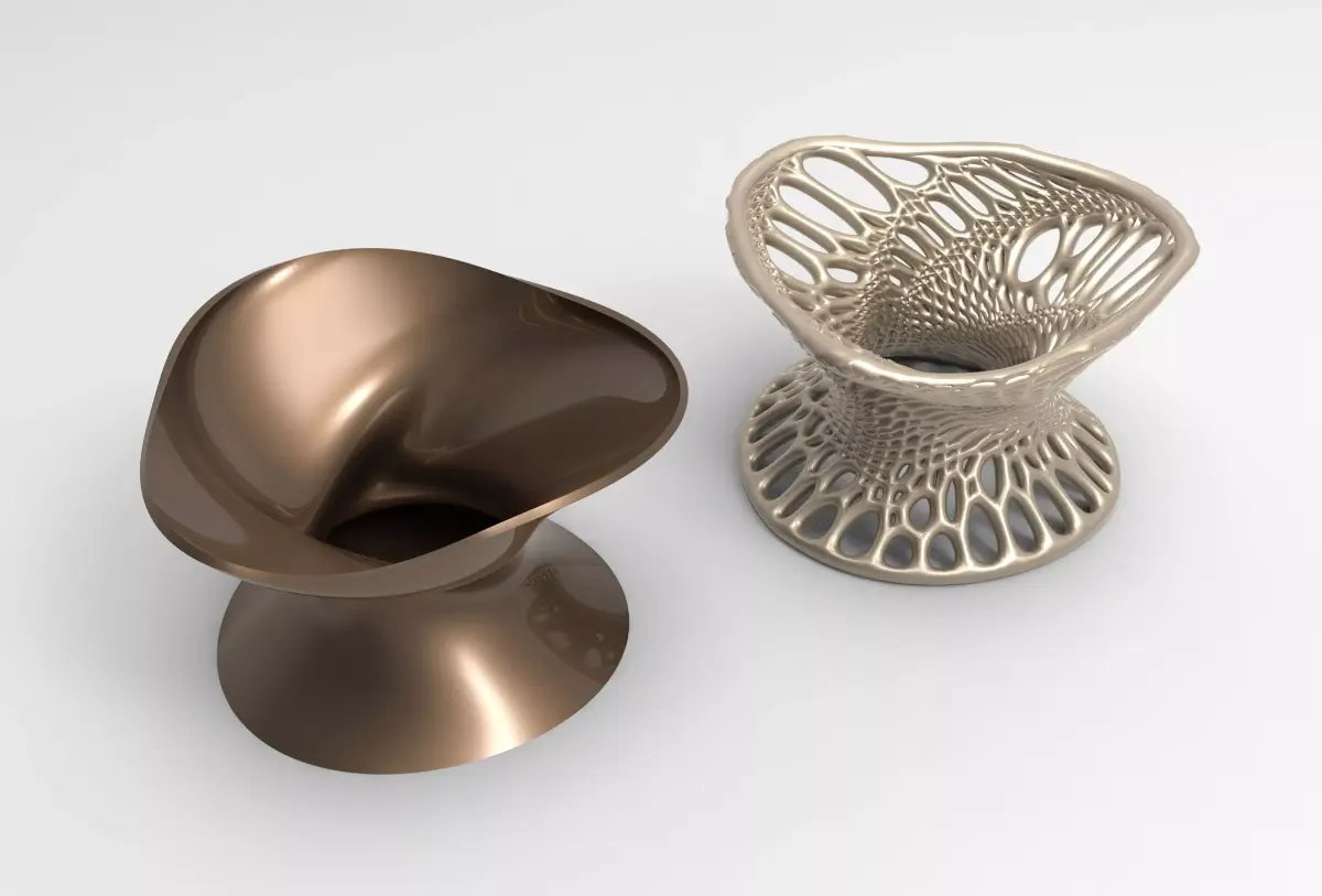 Vase Voronoi 51 3D print model
