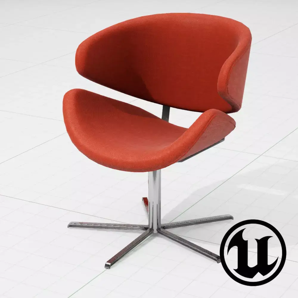 PlusHalle Jive Chair UE4 Low-poly 3D model