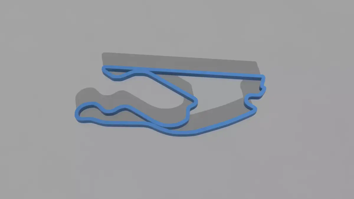 F1 Circuit Miami 2022 3D Print Model 3D print model