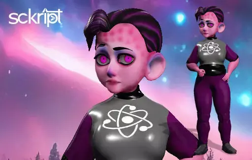 Sckript Toon Series Science-fiction collection The Engineer Low-poly 3D model