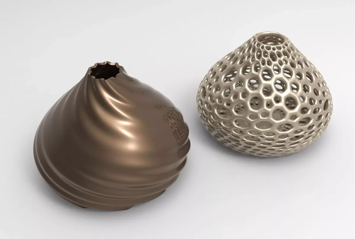 Vase Voronoi 56 3D print model