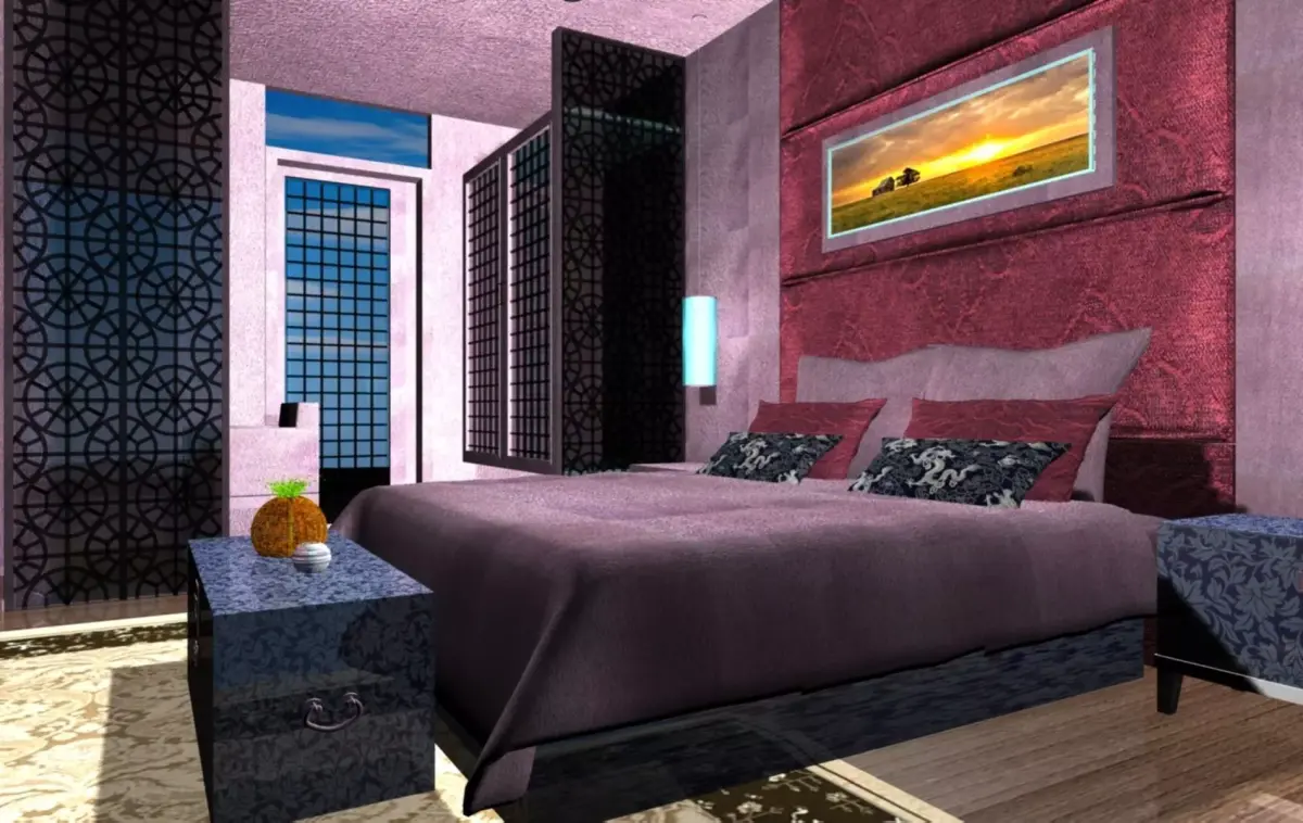 Interior Luxury Bedroom 3D model