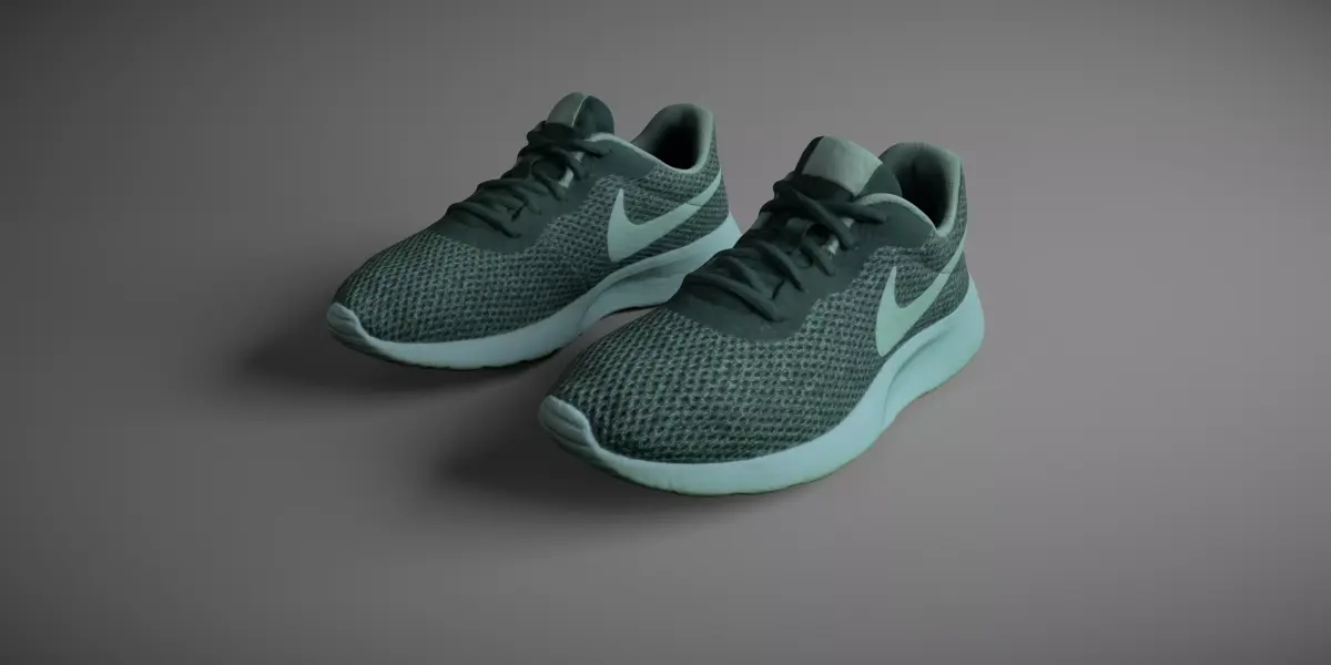 Pair of Sneakers Low-poly 3D model purchase