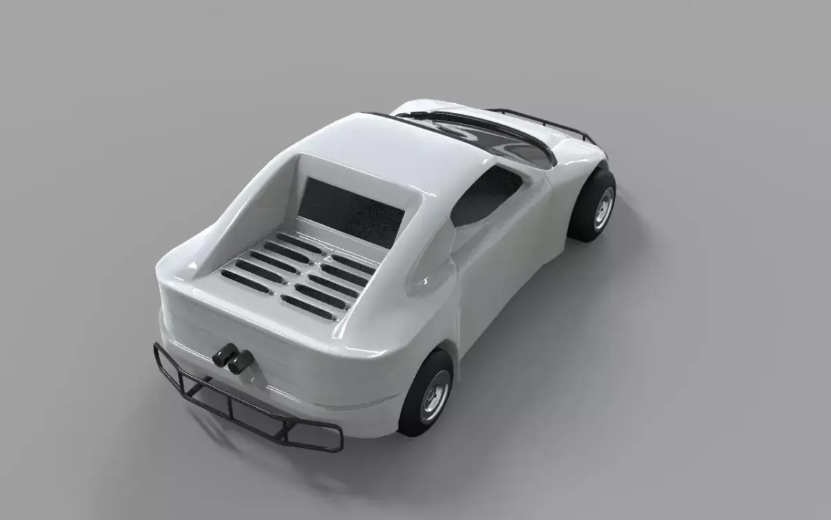 Bandolero race car 3D print model