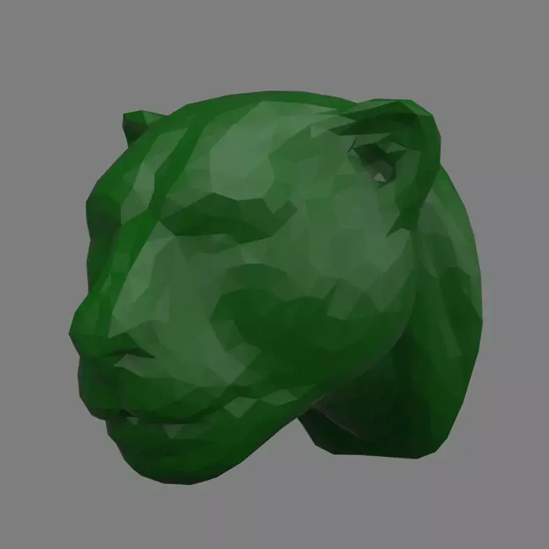 tiger head 3D print model shop