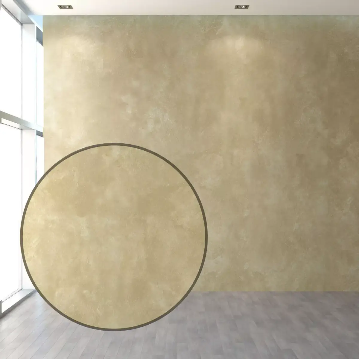 A set of decorative plaster Caparol with aging effect Texture