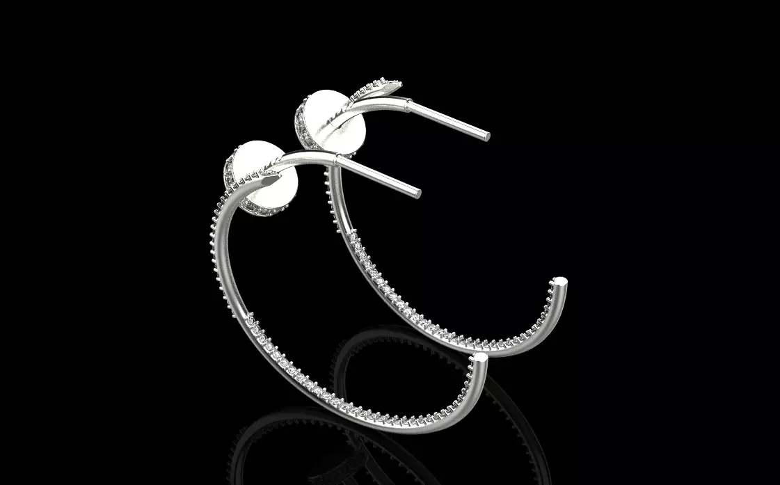 Earrings 10524 3D print model
