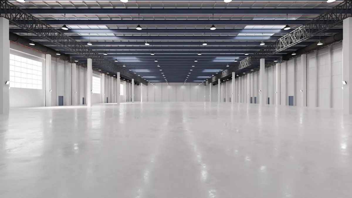 Airplane Hangar Interior 17 Low-poly 3D model