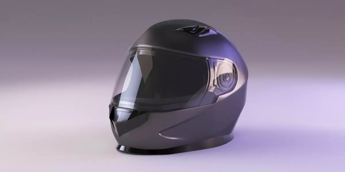 Acerbis X-STREET Helmet Low-poly 3D model