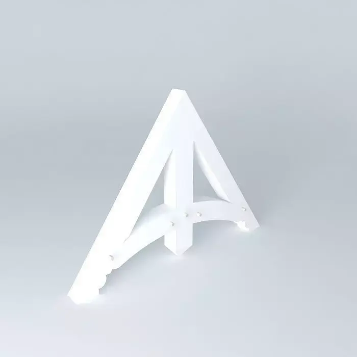 small kingpost truss Free 3D model