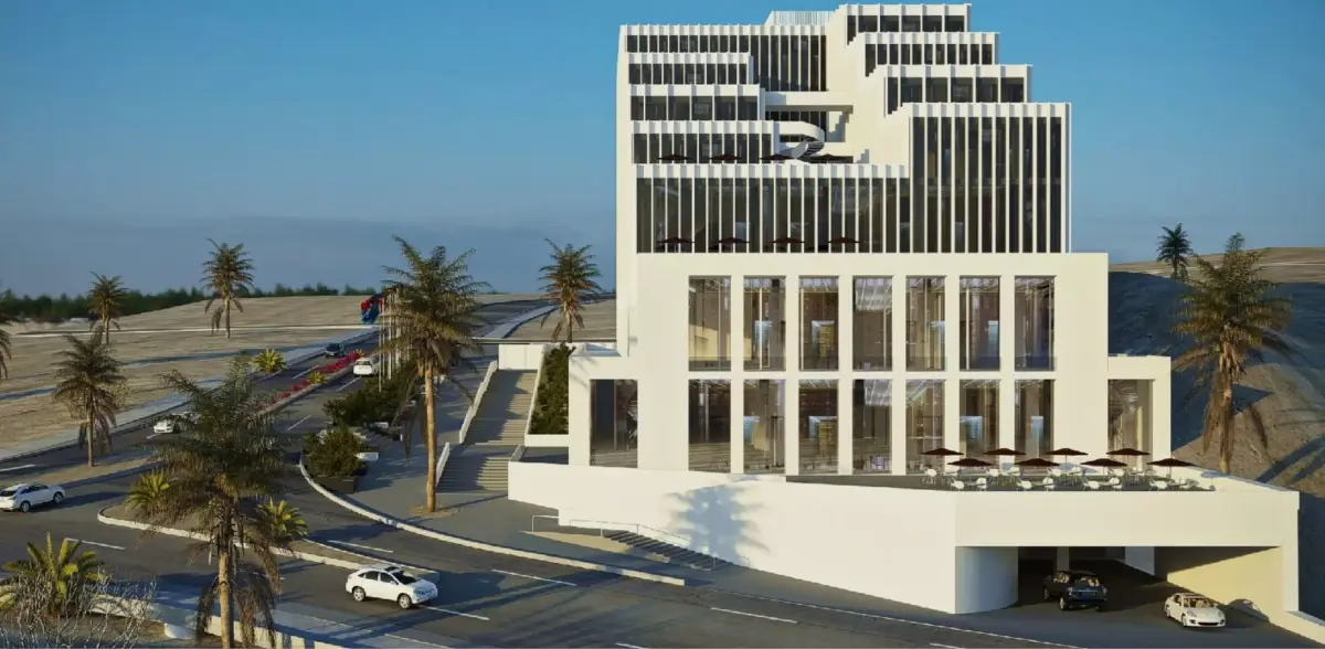 Commercial Office BIM Project LOD 400 3D model