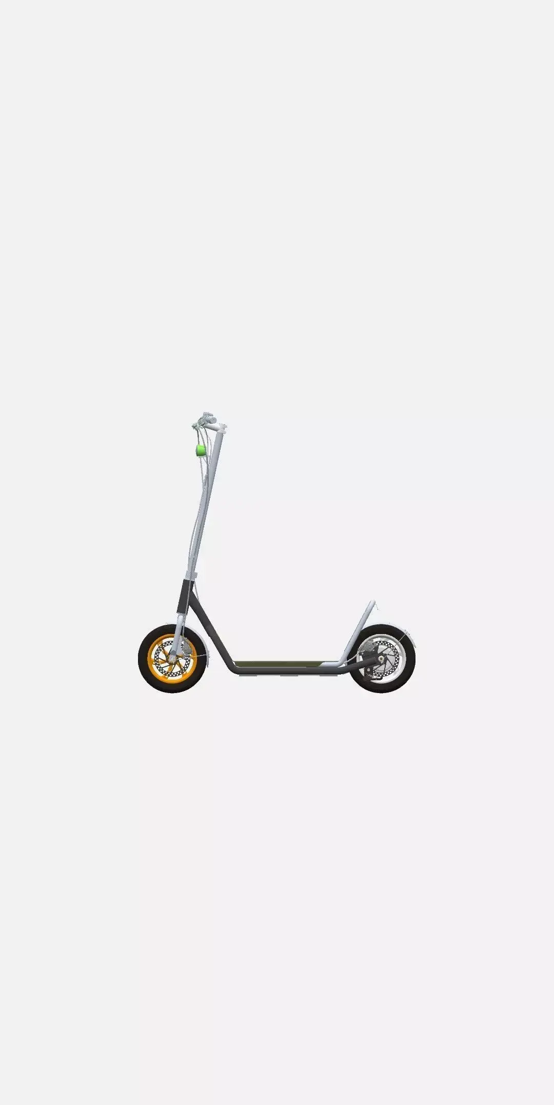 Electric children scooter 3D model