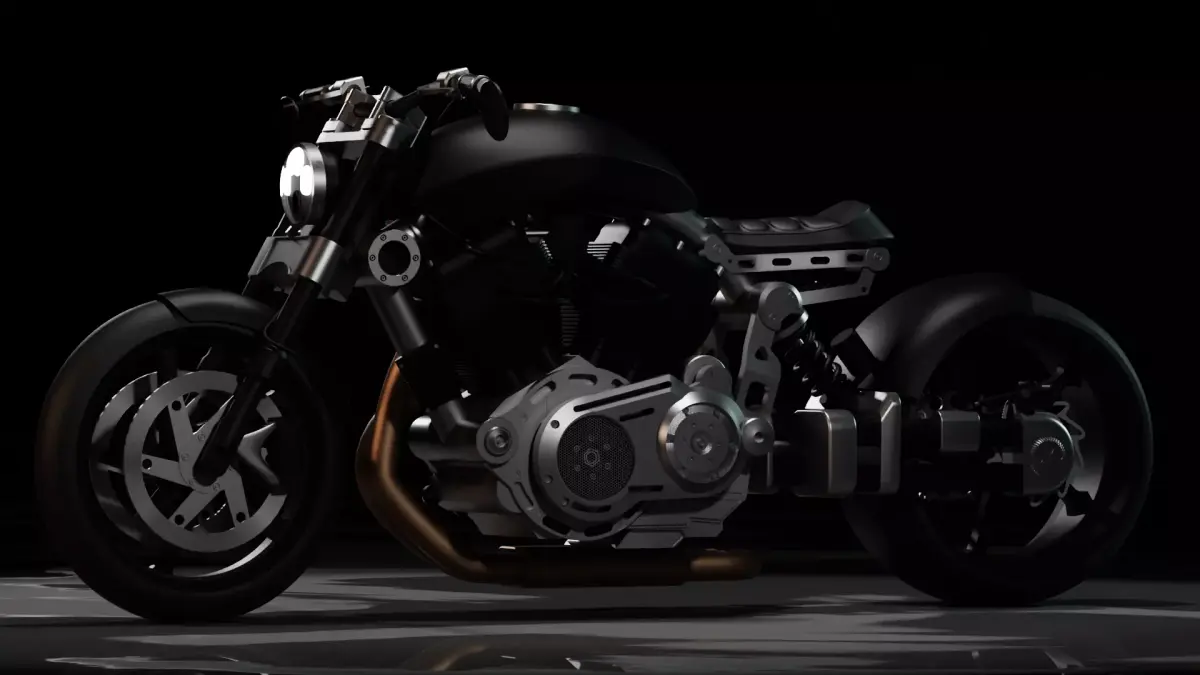 Confederate HellCat X132 high res Motorcycle Bike Model Free 3D model