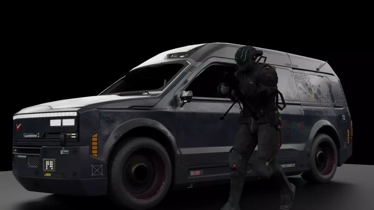 Mission soilder Low-poly 3D model