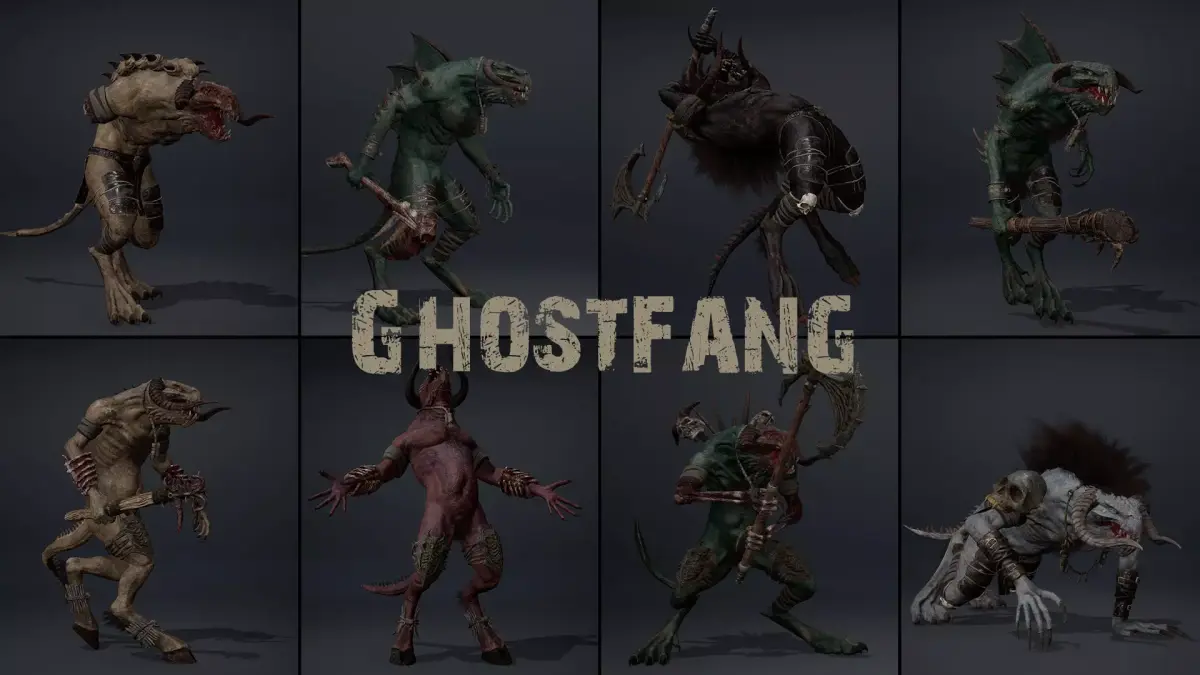 Ghostfang Low-poly 3D model